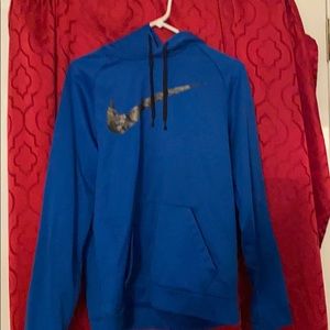 Blue Nike sweatshirt